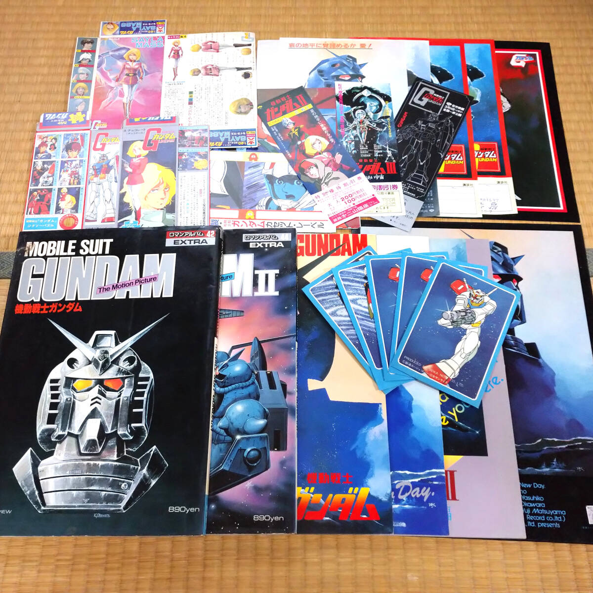 機動戦士ガンダムZZ ポスター 当時物 現状品 希少品 レトロ