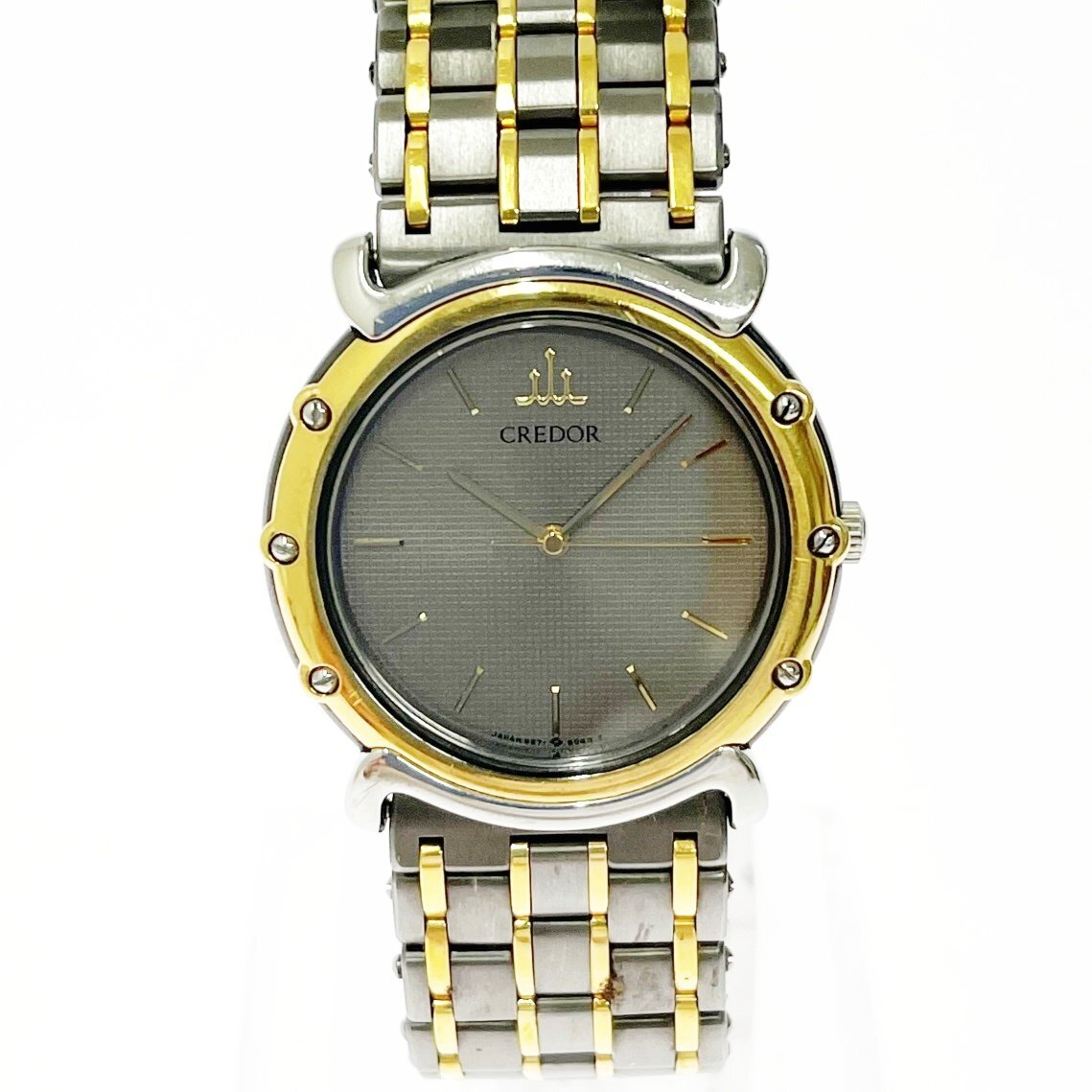 SEIKO セイコー 9571-6020 クレドール ラウンドフェイス 腕時計