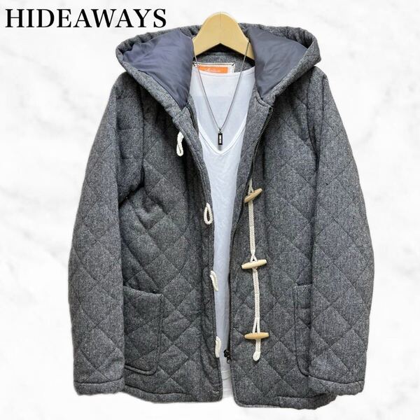 HIDEAWAYS 中綿ジャケット アウタートグルボタンジャケットダッフルコート