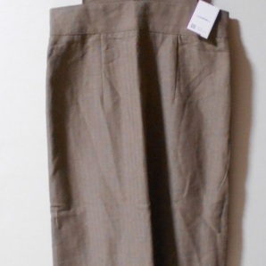 リノルーセ linoluce リネン混 ブラウン ジャンパースカート ワンピース M ☆彡 タグ付き新品