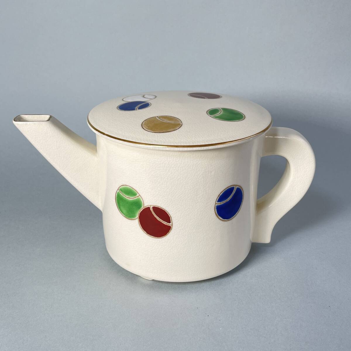 Amazon.co.jp: 茶道具 茶碗 仁清 色絵 竜田川 京焼 上山善峰