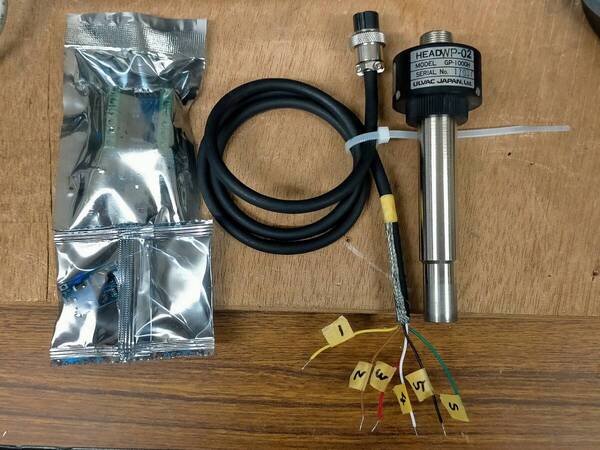 ULVAC-WP-02_ピラニ真空測定子_GP-H GP-1000H_USB-ADC_昇圧コンバーター_ジャンク1