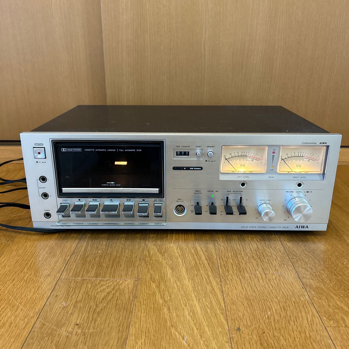 Yahoo!オークション -「aiwa ad-7600」(一般) (カセットデッキ Yahoo!オークション -「aiwa ad-7600」(一般) (カセットデッキ