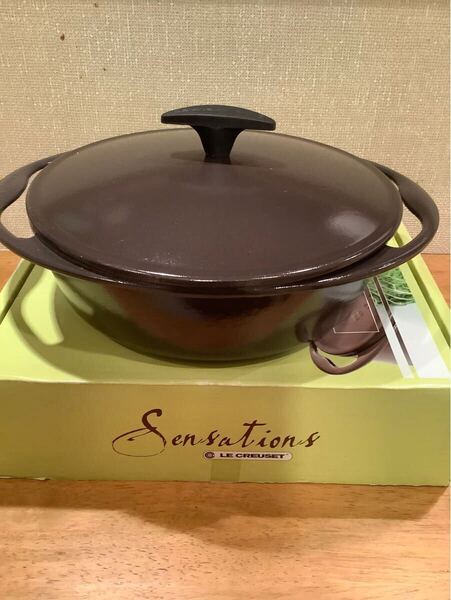 LE CREUSET ルクルーゼ センセーションシリーズ 24cm 色: ショコラ