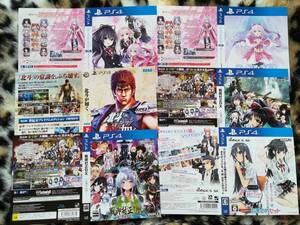 【未使用ダミージャケット・販促品】PS4 デートアライブ2種・北斗が如く・戦御村正DX2種・俺の青春ラブコメ 同梱可