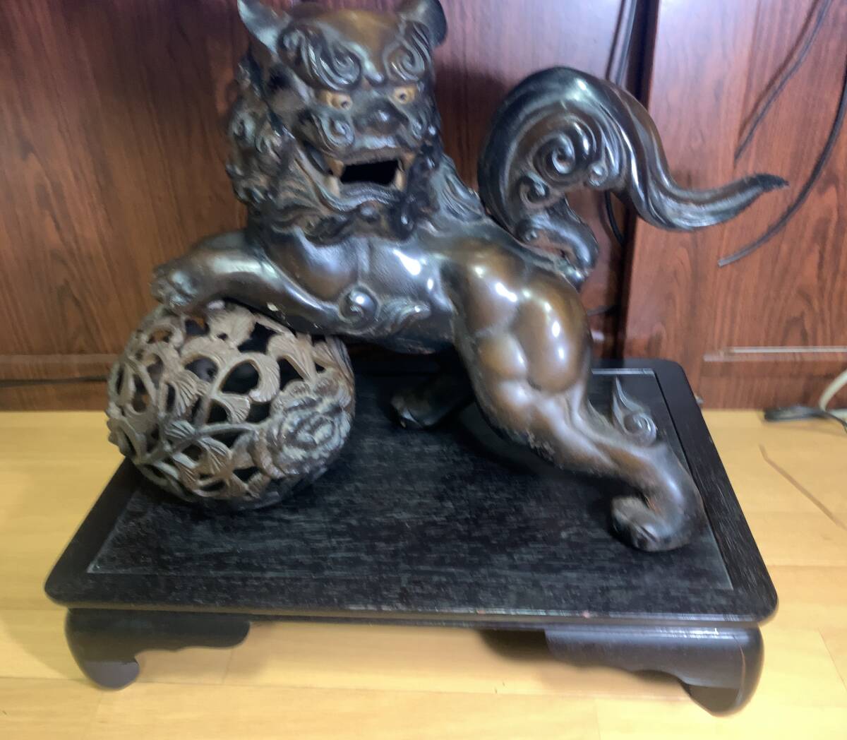 Yahoo!オークション -「玉獅子」(鉄製) (金属工芸)の落札相場 Yahoo!オークション -「玉獅子」(鉄製) (金属工芸)の落札相場