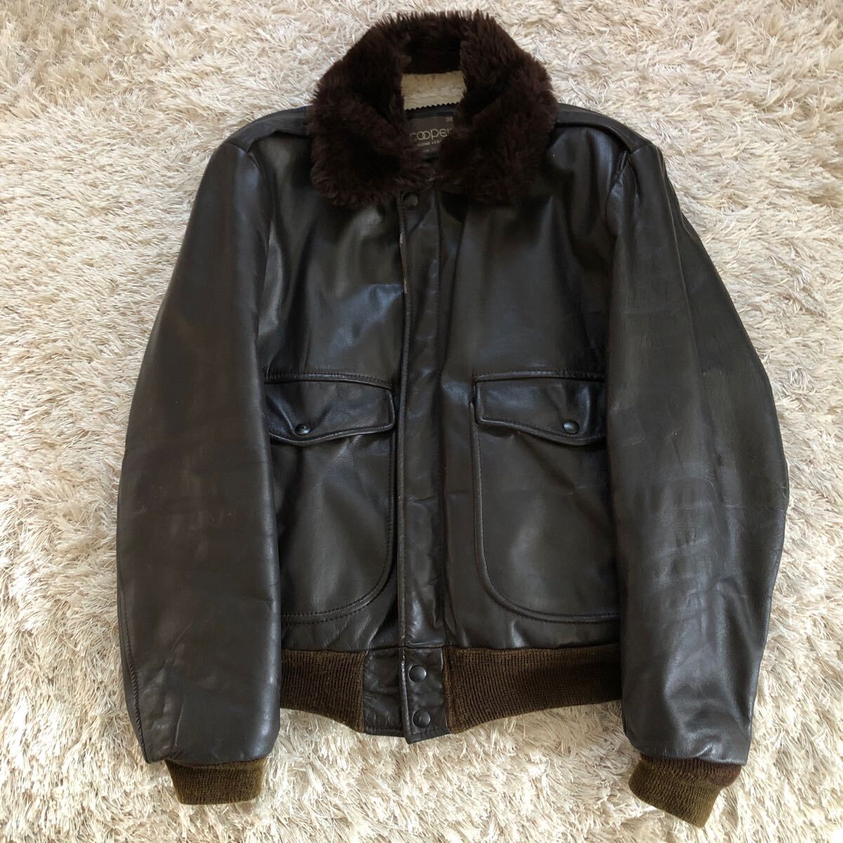 Yahoo!オークション -「cooper g-1」(フライトジャケット Yahoo!オークション -「cooper g-1」(フライトジャケット