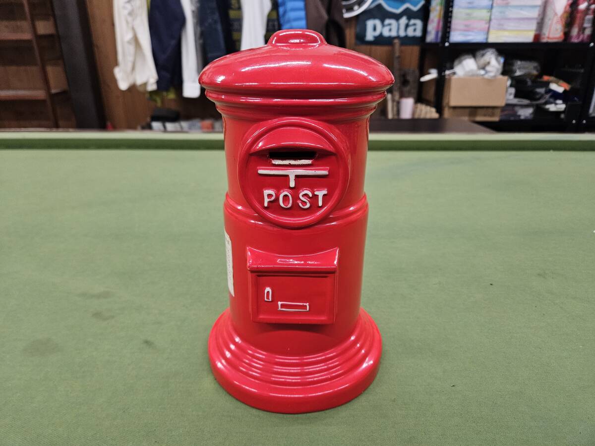 レトロ郵便ポスト　貯金箱　特大 レトロ／郵便ポスト貯金箱／希少／特大・大・中・小【まとめ売り