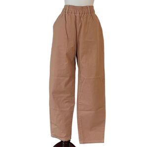 as know as アズノウアズ レディース カジュアルパンツ オレンジ系 ウエストゴム Mサイズ 綿100% ボトムス 送料無料 匿名配送