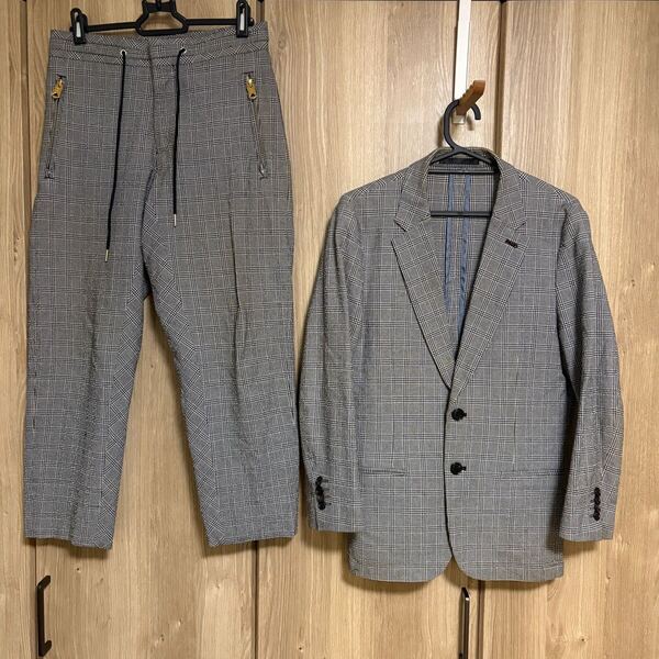 821 paul smith ポールスミス グレンチェックセットアップ スーツ