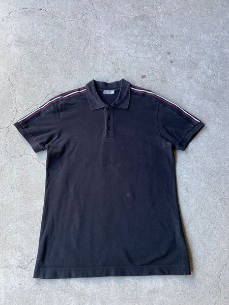 Dior HOMME 17ss ディオール オム ブラック ポロシャツ
