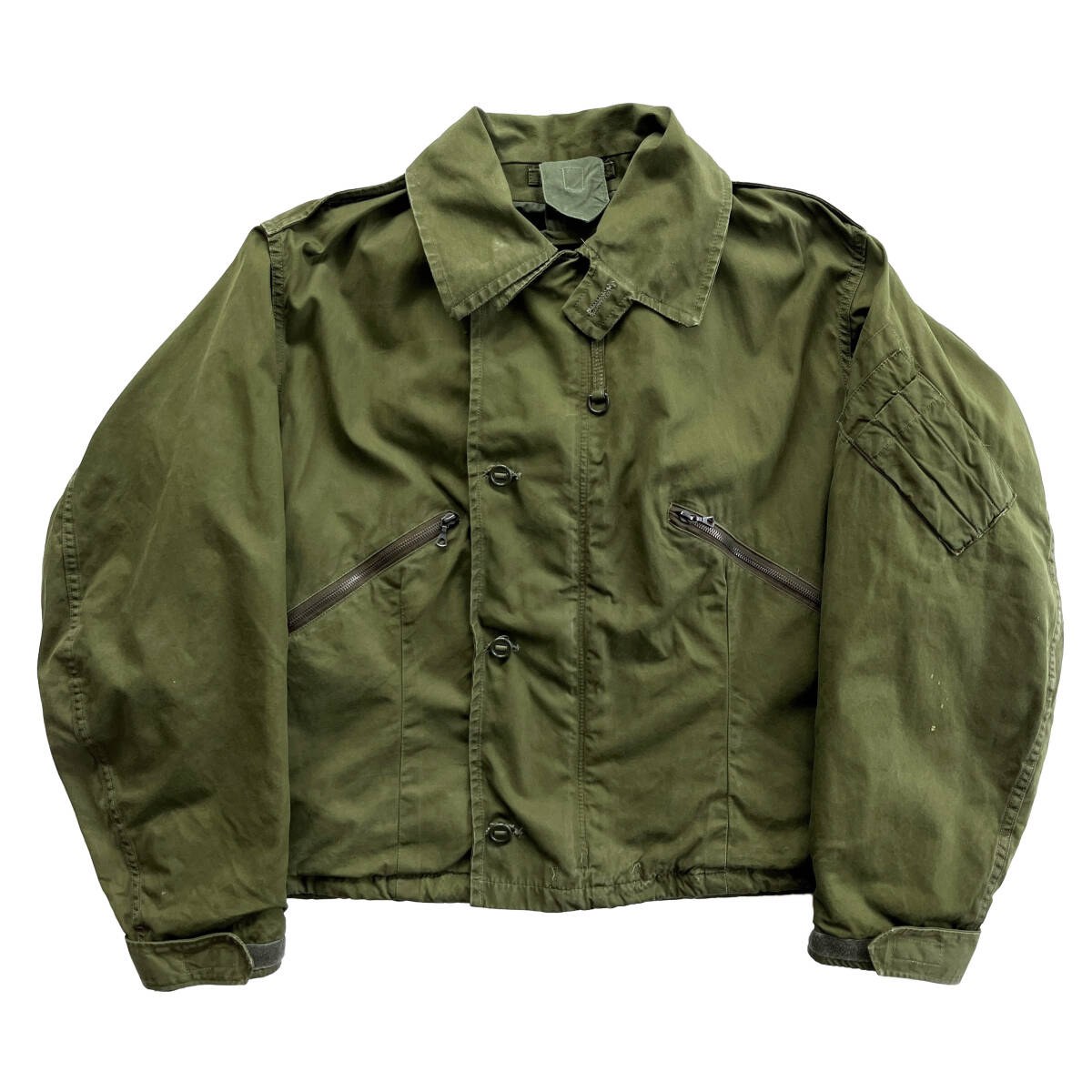 ビンテージ　イギリス製ベンタイルジャケット　激レアブラック　黒 D-VEC x ALMOSTBLACK MA-1 BLOUSON / WINDSTOPPER BY GORE-TEX