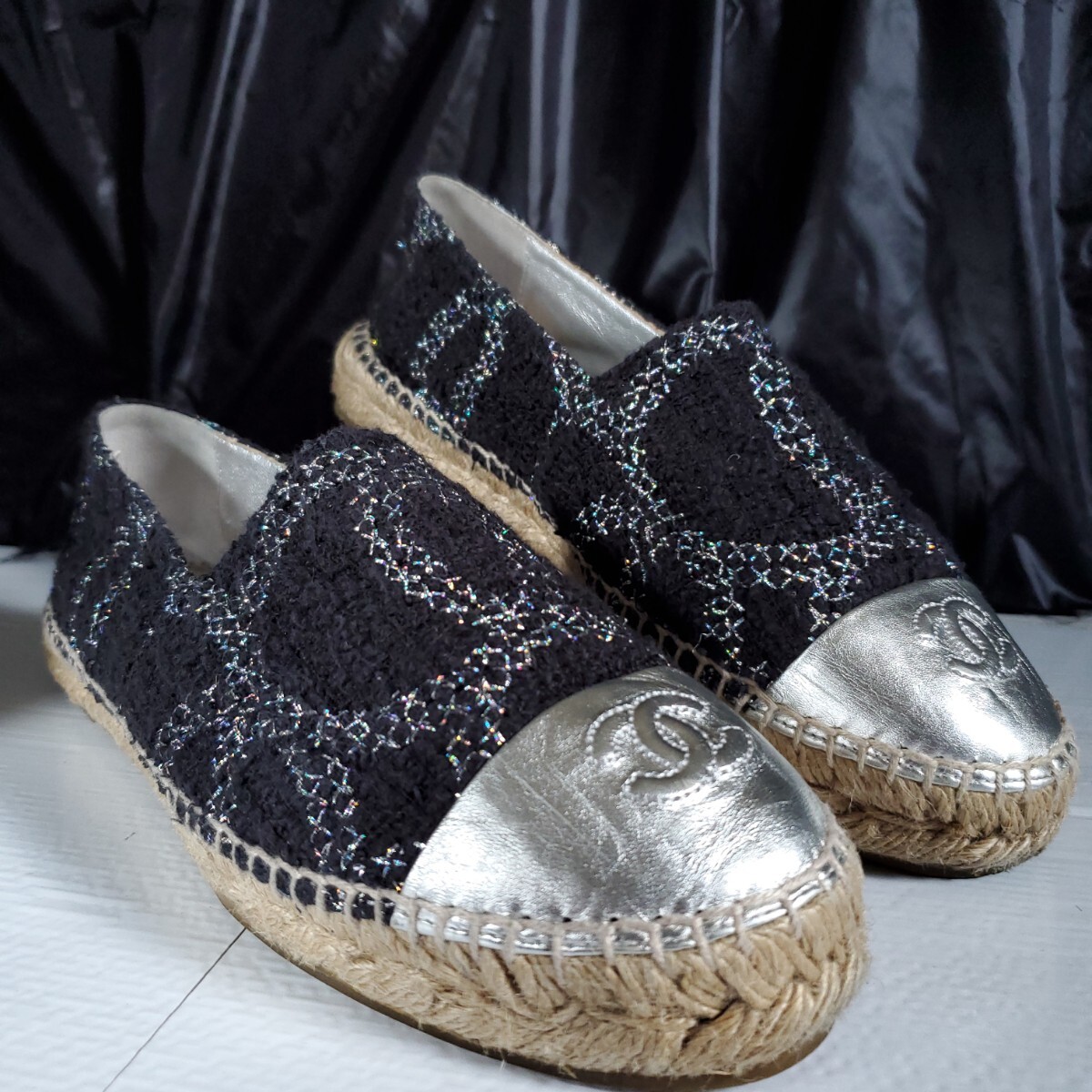 Yahoo!オークション -「chanel エスパドリーユ 37」(女性用) (靴 Yahoo!オークション -「chanel エスパドリーユ 37」(女性用) (靴