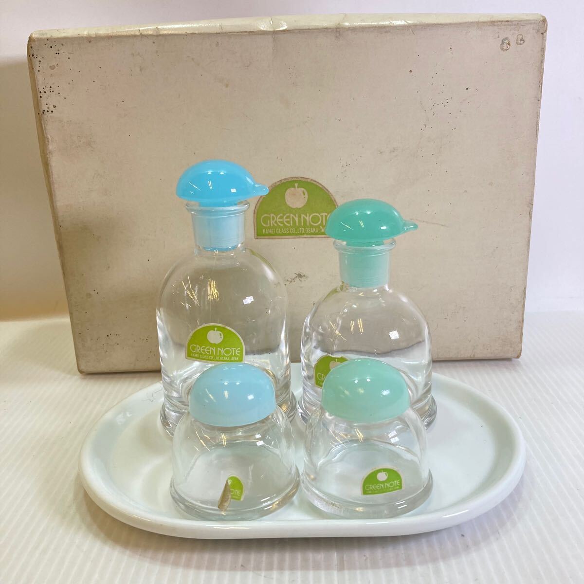 ※昭和レトロ【KAMEI GLASS カメイガラス 卓上調味料セット】未使用品 2025年最新】Yahoo!オークション -カメイガラス 調味料の中古品