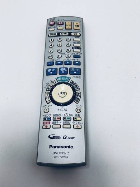 【パナソニック 純正 リモコン 3C16】動作保証 即日発送 EUR7729KA0 DVD テレビ DMR-EH50/DMR-EH60