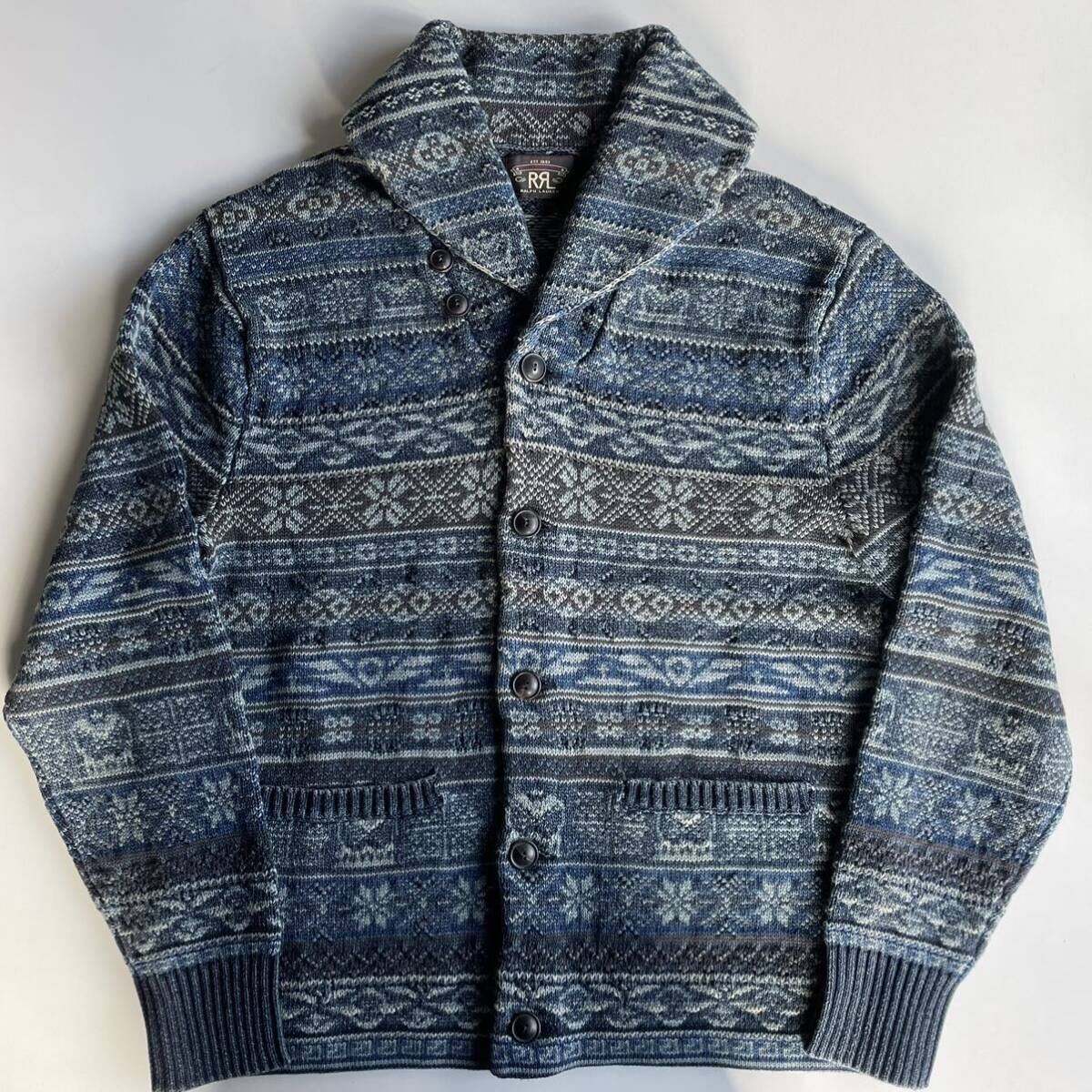 Yahoo!オークション -「rrl インディゴ カーディガン」(男性用 Yahoo!オークション -「rrl インディゴ カーディガン」(男性用