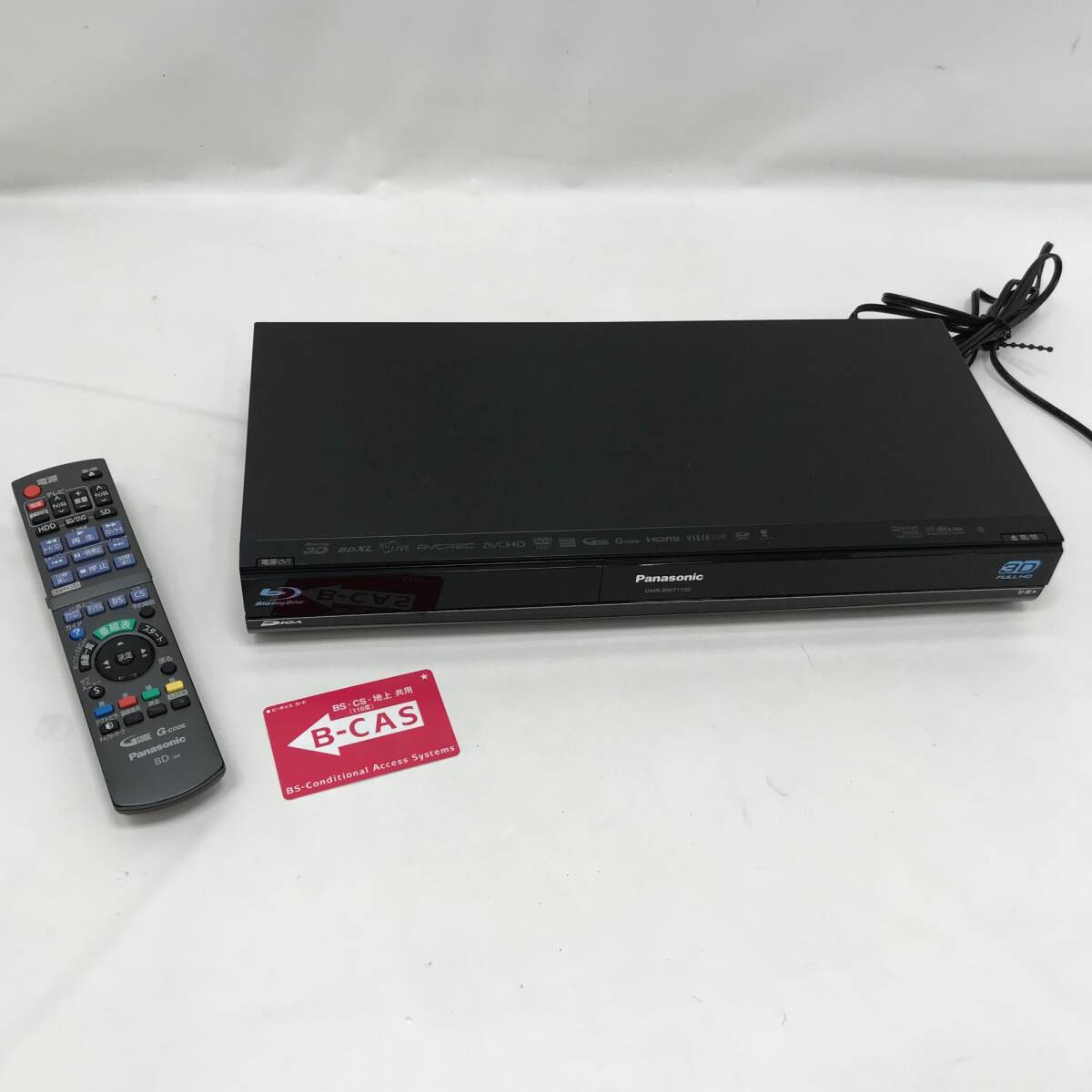 概要 HDD搭載ハイビジョンブルーレイディスクレコーダー DMR-BWT1100 | ブルーレイ／DVDレコーダー | Panasonic