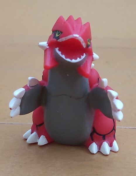 送料込み!ポケモンキッズ グラードン 指人形/フィギュア/ポケットモンスター/ソフビ