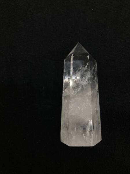 【E25737】水晶**ポイント*ブラジル*研磨*Quartz*Crystal