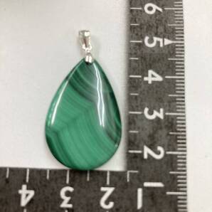 【E26200】マラカイト*孔雀石*ペンダント*Malachite*Pendant*天然石*パワーストーン*