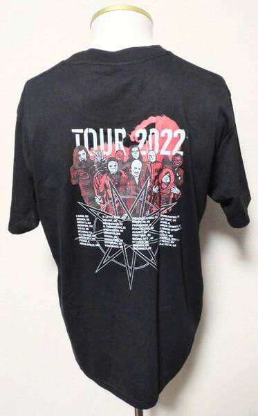 送料無料 【Lサイズ】スリップノット ツアー Tシャツ 半袖 SLIPKNOT ロックバンド ファンスマ
