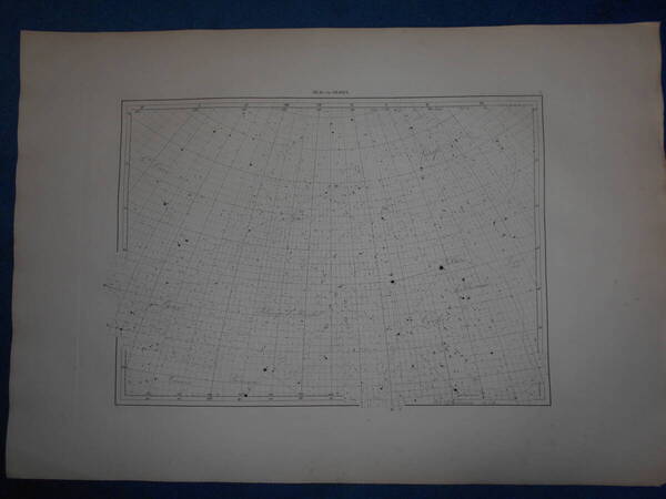 即決1913年『フラマリオン星図3』天球図、天文アンティーク 星図、フランス星座早見盤Astronomy, Star map, Planisphere, Celestial atlas