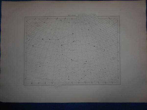 即決1913年『フラマリオン星図4』天球図、天文アンティーク 星図、フランス星座早見盤Astronomy, Star map, Planisphere, Celestial atlas