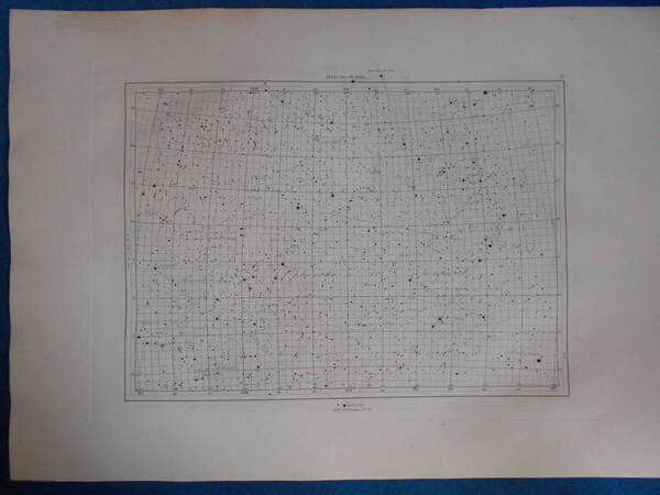 即決1913年『フラマリオン星図7』天球図、天文アンティーク 星図、フランス星座早見盤Astronomy, Star map, Planisphere, Celestial atlas