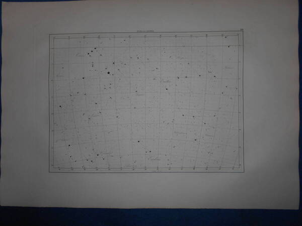 即決1913年『フラマリオン星図20』天球図、天文アンティーク 星図、フランス星座早見盤Astronomy, Star map, Planisphere, Celestial atlas