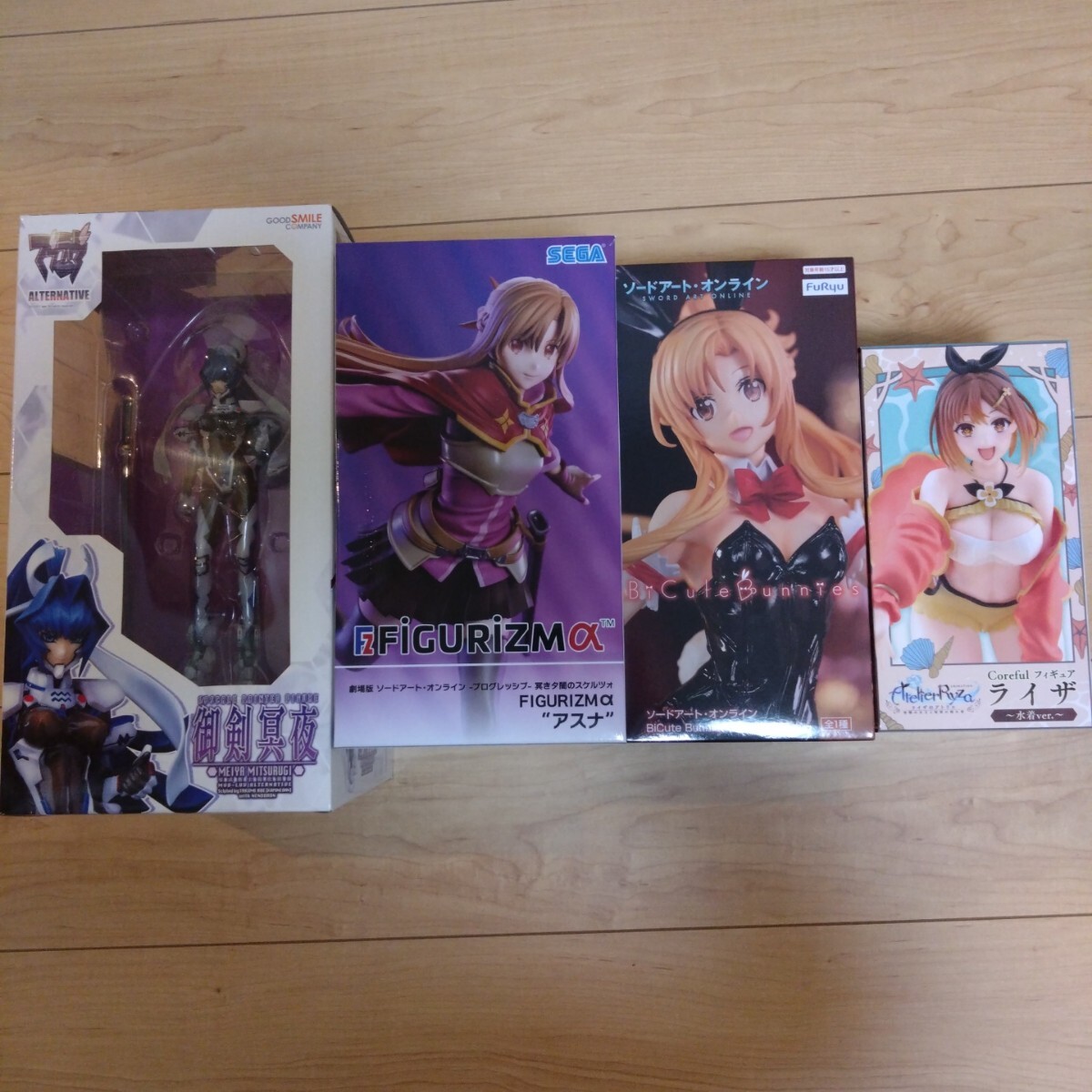 新品未開封】ライザフィギュア4種 ゲームキャラクター