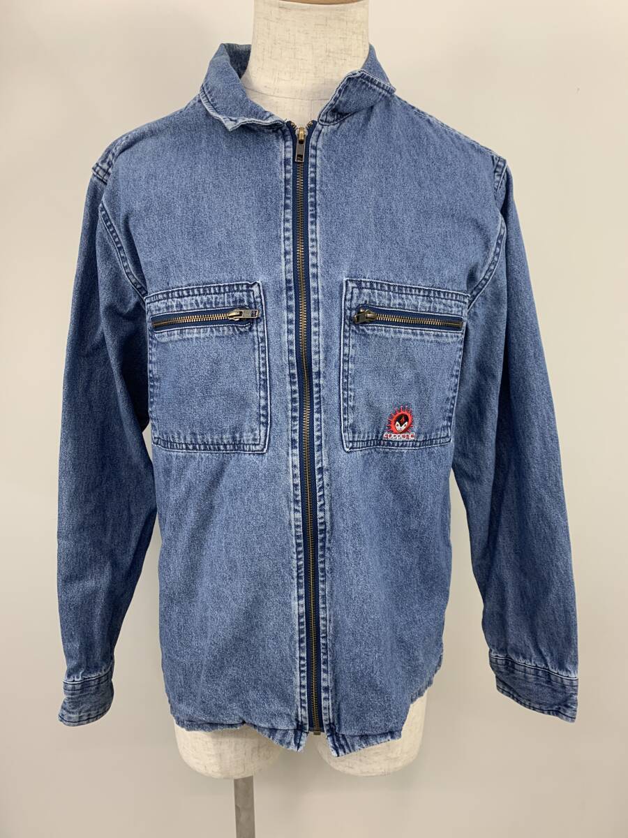2024 Yahoo supreme denim zip shirt