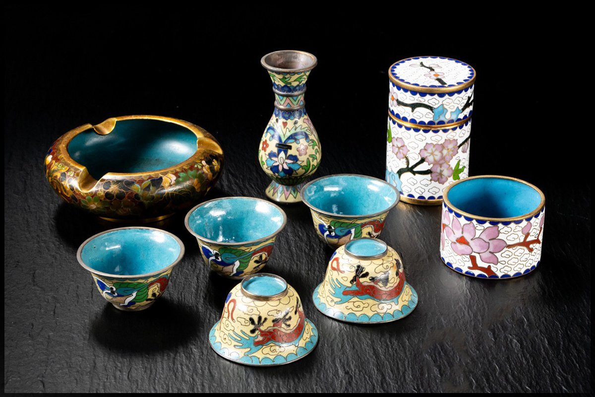 清閑寺窯 三代杉田祥平作 色絵七宝蓋置 - 茶道具 小西康 WEBSHOP