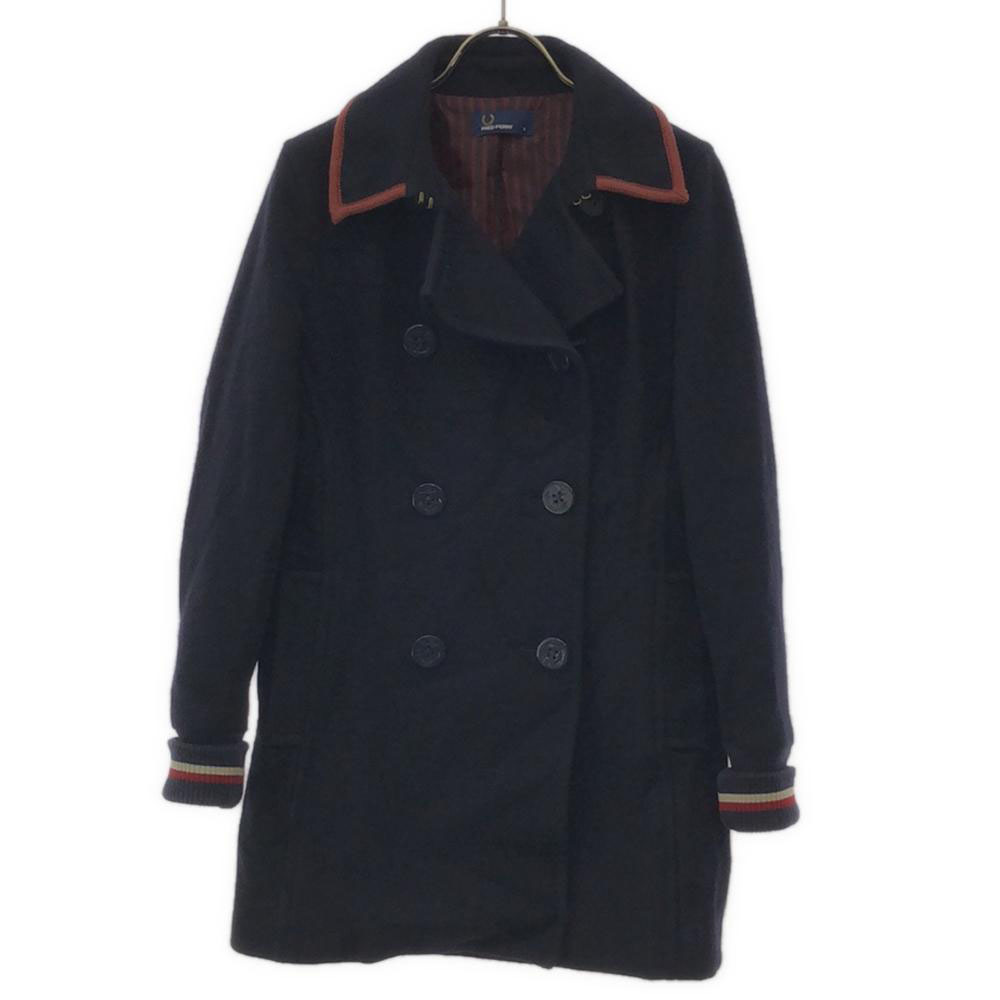 【美品】フレッドペリー FRED PERRY メルトン Pコート ネイビーM 2025年最新】Yahoo!オークション -フレッドペリー pコートの中古