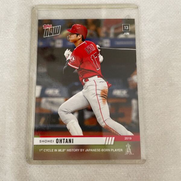 大谷翔平☆topps now 2019 サイクルヒット 371 希少!