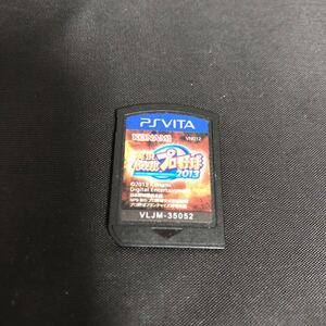 PSVITA ソフトのみ 実況パワフルプロ野球 2013 野球 動作未確認