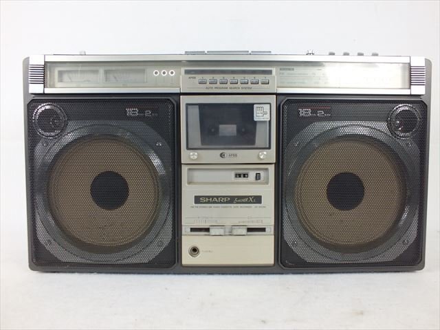 AM/FM動作良好【シャープ/SHARP】大型ラジカセ GF-505SB