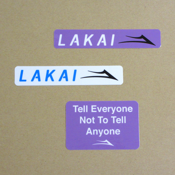 【非売品・正規品】 LAKAI LIMITED FOOTWEAR ステッカー 3枚セット ラカイ