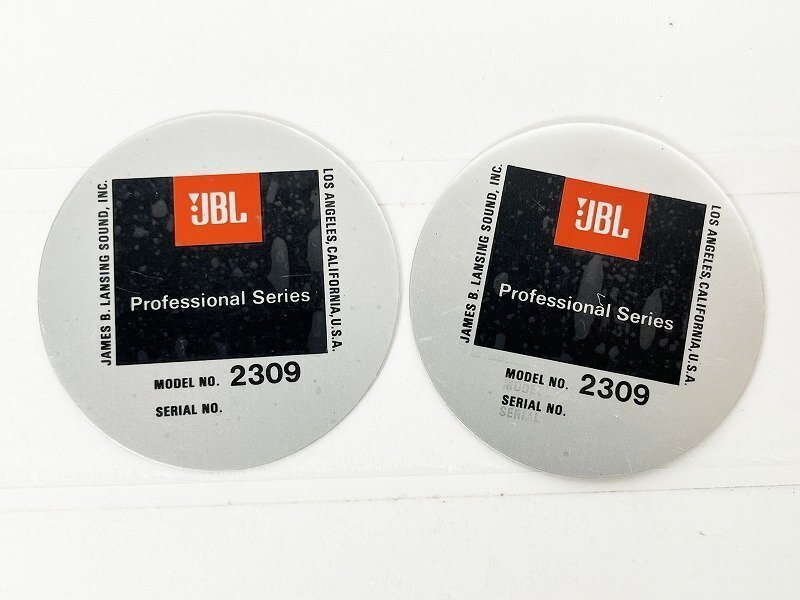 Yahoo!オークション -「jbl2309」の落札相場・落札価格 Yahoo!オークション -「jbl2309」の落札相場・落札価格