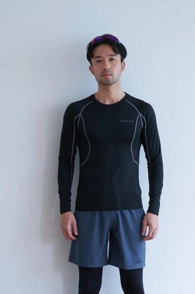 【新品未使用】リライブシャツ コンプレッションウェア SSサイズ 長袖 男女兼用
