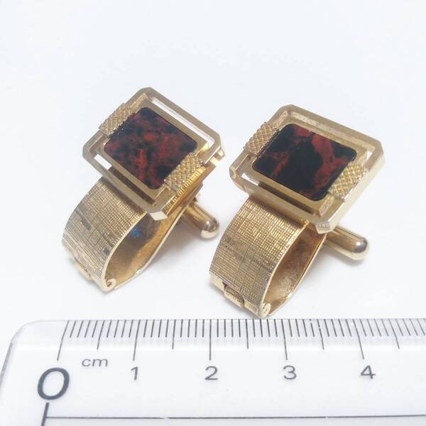 ◇CW83 カフリンクス カフス ボタン ゴールド ラップアラウンド Wrap Cufflinks ベルト メッシュ チェーン アクセサリー 送料無料