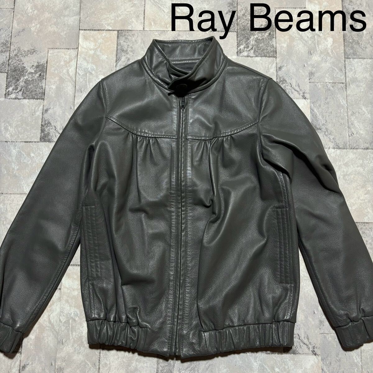 お値下げ Ray BEAMS ブラックレザージャケット 2025年最新】Yahoo!オークション -ray beams 革ジャケットの中古