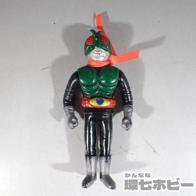 ⚠️当時物・昭和レトロ 仮面ライダー 旧1号 ミニソフビ