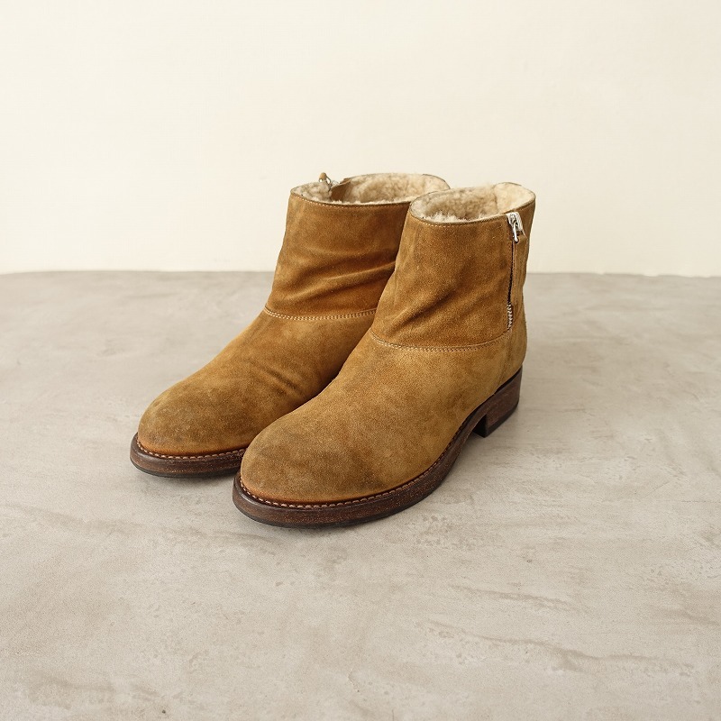 ブッテロ　スエードブーツ　41.5 美品 2025年最新】Yahoo!オークション -ブッテロ ブーツ スエードの