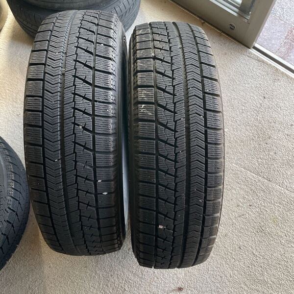 175/65R15 ブリヂストン ブリザック VRX 中古冬 スタッドレスタイヤ2本セット 2019年製 送料無料 残溝あり