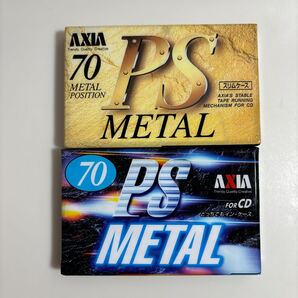 カセットテープ メタルテープ  AXIA PS METAL 70分2本