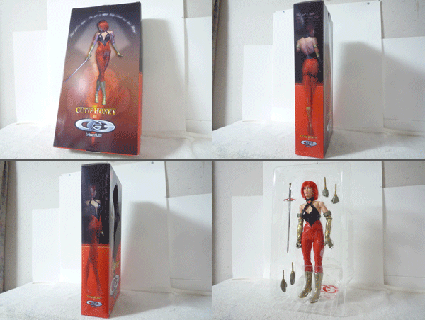 【23.5cm】エアジョーダン ハイカット シューズ レッド/ブラック 希少 開封品 タカラ CUTIE HONEY in CG Ver.1.5 キューティー