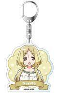 中古雑貨 朝生祇なゆた アクリルキーホルダー 「まえせつ!」