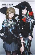 中古タペストリー 編木ささら&天吹茉莉絵 A3タペストリー 「PS4/Switchソフト Caligula2 -カリギュラ2-