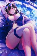 中古タペストリー 八尋実桜(ナイトプールVer.) 描き下ろしB2タペストリー 「PS4/Switchソフト/PCソフト 制服カノジョ