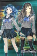 中古タペストリー 薬師寺恵&東雲諒子 B2タペストリー 「Switchソフト 十三機兵防衛圏」 WonderGOO購入特典